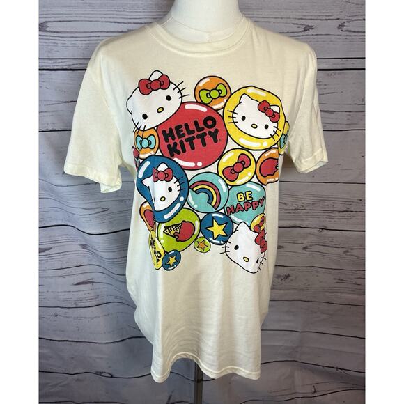 Hello Kitty Sanrio Cute Bubble T-Shirt Top Unisex Cat Kawaii Cute Medium - Picture 1 of 6